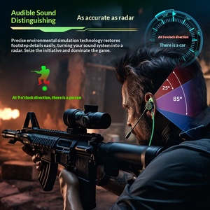 <span class=keywords><strong>Écouteurs</strong></span> filaires gaming intra-auriculaires Type-C avec transducteurs dynamiques, compatibles téléphones, pour l'écoute E-Sports et la localisation sonore, casque de jeu - Product Image 4