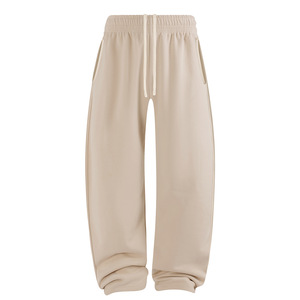 Pantalones cálidos informales de trabajo para hombres de <span class=keywords><strong>terciopelo</strong></span> de peso pesado de invierno de tendencia <span class=keywords><strong>americana</strong></span> Europea pantalones de Machete de versión suelta sin logotipo medio - Product Image 2