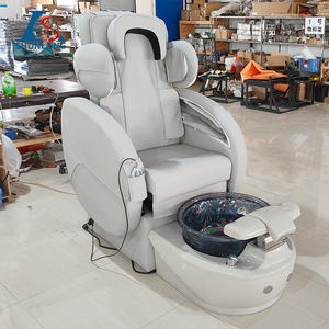 안락 의자 발 마사지 의자 페디큐어 새로운 스파 전기 마그네틱 제트 페디큐어 및 싱크대가있는 매니큐어 의자 - Product Image 1