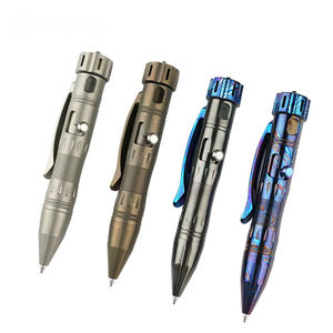 MecArmy TPX10 Bolígrafo táctico de titanio, acción de perno, mecanizado de precisión CNC, herramienta de escritura de autodefensa duradera, <span class=keywords><strong>LAMY</strong></span>, Camping, senderismo - Product Image 1