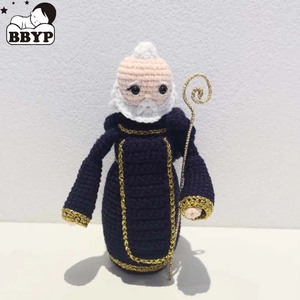 Poupée <span class=keywords><strong>Sao</strong></span>-Bento en coton crocheté faite à la main, tricotée, Jésus, cadeau pour la fête des pères et Noël, décoration de chambre d'enfant, décoration de la maison, ornements - Product Image 1