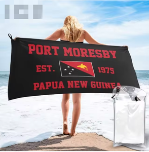 2025 gran oferta productos de verano Bandera de Nigeria fútbol deportes Fitness gimnasio toalla piscina Toalla de playa - Product Image 6