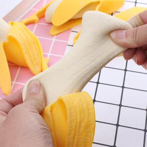 Cute Banana Peel Squishy Fidget <b>Toy</b> Set With Soft Slow Rebound Texture For Anxiety Relief Office <b>Desk</b> And Gift Use - Product Image 4