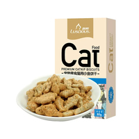 OEM ODM LUSCIOUS Hoge Proteïne Knapperige Zalm & Kabeljauw Rawhide Biscuits voor Katten - Spijsvertering & Huidgezondheid 18 Maanden Houdbaarheid