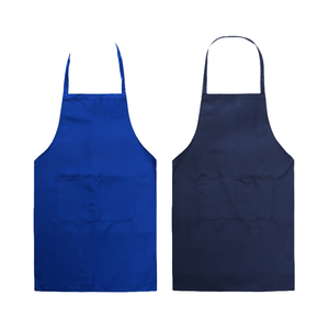 Tablier de cuisine en coton en gros, tablier de cuisine en lin pour hommes et femmes, chef professionnel, serveur ou barista, utilisation de nettoyage - Product Image 1