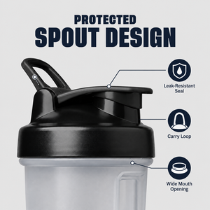 Pour Classic <span class=keywords><strong>V2</strong></span> en plastique pour bouteilles de 20 oz noires, sans BPA ni phtalates, pour boire directement - Product Image 4