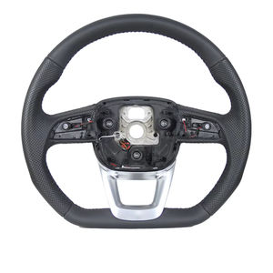 Volante de Cuero para Auto para Audi Q5 Sq5 2013-2025, Volante Deportivo Mejorado con Base Plana y Calefacción - Product Image 1