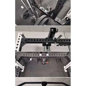 Kéo thấp đôi cột đa chức năng toàn diện ngồi xổm thiết bị tập thể dục mở ngồi xổm băng ghế dự bị Báo Chí giá Giàn khung - Product Image 3