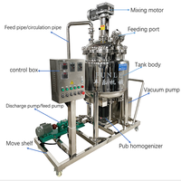 Ventes chaudes Réservoir d'homogénéisation et d'émulsification sous vide à ceinture chauffante en acier inoxydable équipé d'un agitateur