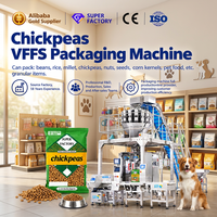 Machine d'emballage multifonctionnelle automatique verticale pour aliments pour animaux de compagnie 200g 500g