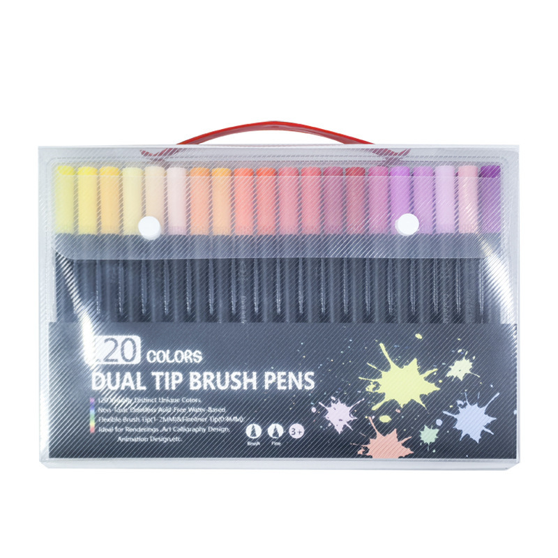 Caja de plástico de 120 colores.