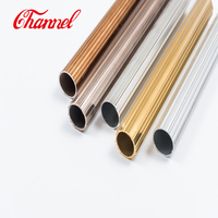 Verrou à bouton à ressort fileté pour tube télescopique en aluminium