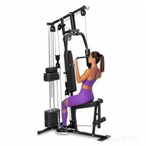 多機能運動フィットネス機器調整可能ホームジム着席ストレートアームクリップMutliファンクションステーションジムトレーナー - Product Image 2