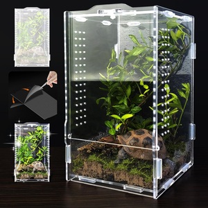 Trong suốt Acrylic nhảy nhện môi trường sống Acrylic bò sát Terrarium - Product Image 1