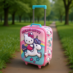 Valise à roulettes 3D Hello Kitty Unicorn-Soft, rose - Product Image 3