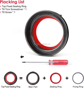 Anneau d'étanchéité de poubelle pour Dysons V12 Detect <span class=keywords><strong>Slim</strong></span> V10 <span class=keywords><strong>Slim</strong></span> <span class=keywords><strong>Digital</strong></span> <span class=keywords><strong>Slim</strong></span> Aspirateur Seau à poussière Dirt Cup Ring Bin Part - Product Image 4