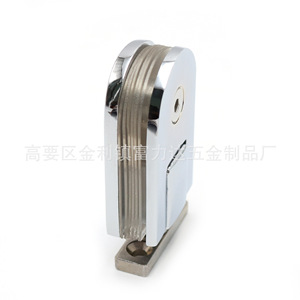Stainless Steel Glass <b>Door</b> Clamp F-2016 <b>Mirror</b> Light Non Detachable <b>Door</b> Mount For Glass Display Case <b>Doors</b> - Product Image 3