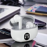 S510 Mini 895B Layar Digital IPX5 Tahan Air 20 Jam Waktu Putar Tanpa Peredam Kebisingan Tipe-C Earbud Nirkabel Sejati Dalam Telinga
