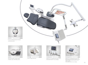 كرسي أسنان كهربائي مع شاشة لمس كاملة ونظام تحكم رقمي، معدات احترافية - Product Image 6