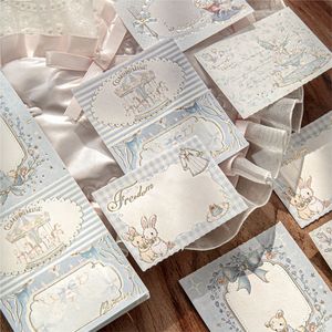10 notas adhesivas desprendibles por paquete, serie Tea Party, pegatinas retro con estampado en caliente, material DIY para decoración - Product Image 4