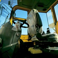 Chargeuse-pelleteuse sur pneus 4x4 compacte, moteur diesel Yuchai, entièrement hydraulique, engin de terrassement, rétrocaveuse