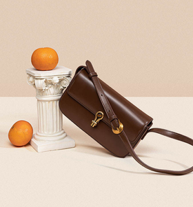 Bolso de mujer cuadrado de cuero genuino a la moda, bolso de mujer de marca, bolso de mujer de cuero genuino - Product Image 2