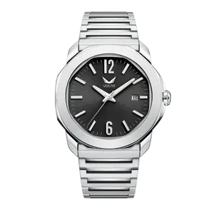 Groothandel Luxe Hoge Kwaliteit Heren Lichtgevende Polshorloges Automatische Jurk Horloge Maker Aangepaste Logo Mechanische Horloges