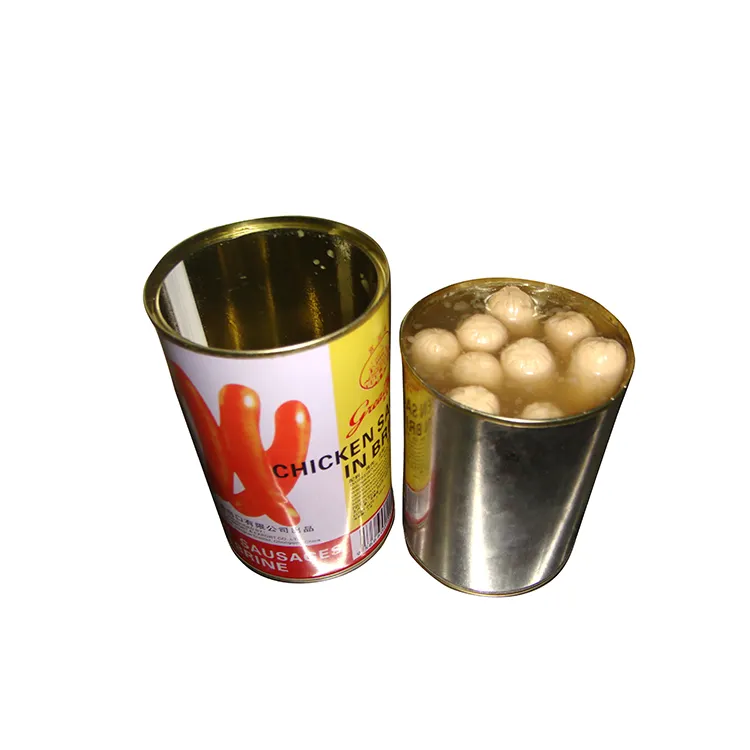 各種チキンソーセージ缶詰を使用した高品質の耐久性