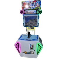 Machine de jeu d'arcade de tir sur avions pour enfants - Simulateur LCD HD à monnayeur pour centre de divertissement familial (FEC)