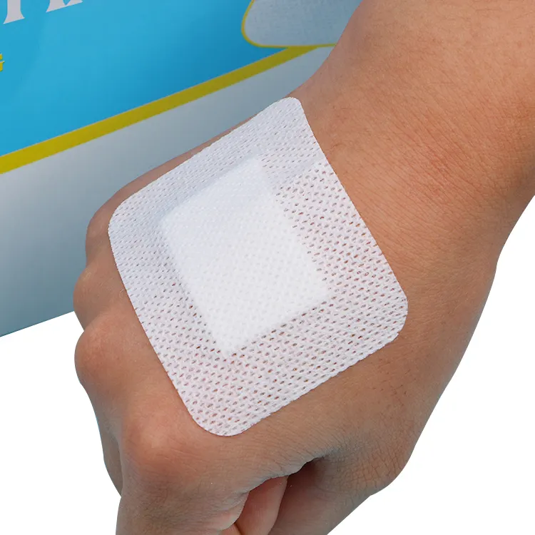 Wound Dressing Strip Sterile Medical Surgical Adhesive Non Woven Wound Dressing With Absorbent Pad