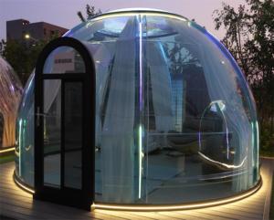 Maison <span class=keywords><strong>Bulle</strong></span> PC Isolée Moderne en Forme d'Ellipse pour Glamping Hôtelier Quatre Saisons Utilisation Extérieure - Product Image 6