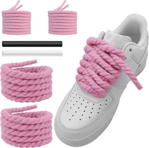 Corde épaisse 10 mm lacets de chaussures cordes rondes coton gros lacets lacets de remplacement pour baskets AF 1 - Product Image 1