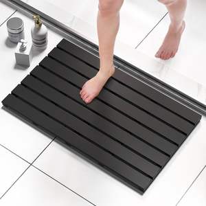 Étanche antidérapant baignoire tapis de bain <span class=keywords><strong>en</strong></span> gros de haute qualité antidérapant salle de bain Spa tapis de <span class=keywords><strong>sol</strong></span> <span class=keywords><strong>bambou</strong></span> salle de bain douche étape outil - Product Image 1