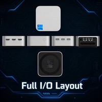 Mini PC Nuc Intel de 12.ª Generación N95 3.4GHz, Computadora de Escritorio con Doble LAN, 2COM, Entrada de CC 12V, Win11 Pro para Negocios, Hogar y Oficina
