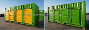Modular Multi-Door Self Storage Container 20ft 40ft Weatherproof Steel Unit for Outdoor <b>Warehousing</b> - Product Image 4
