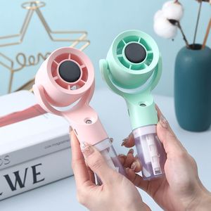 Handheld Mist Fan Mini USB Rechargeable Portable Outdoor Misting Humidifier Water Replenishment Turbine Fan - Product Image 3