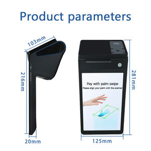 Solution de <span class=keywords><strong>paiement</strong></span> POS tout-en-un à reconnaissance veineuse palmaire avec processeur Octa-Core pour camions de restauration et système de point de vente pour petites entreprises - Product Image 4