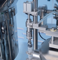 Equipo de Jeringas de Plástico con Tapón Automático para Llenado de Adhesivos Industriales