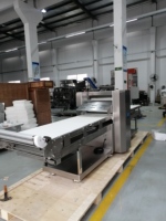 Presse à pâte semi-automatique double face inversée, modèle 650, utilisée pour la production de croissants