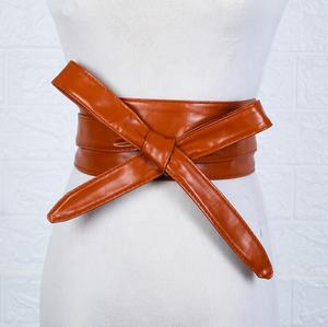 カスタムワイドソフトストックキュートPUレザー帯紐ベルトマルチカラー210CMロングタイベルトクラシック格安ベルト女性用 - Product Image 4