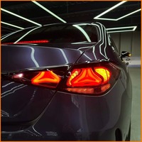 Feu arrière HETOP W206 2021-2025 Classe C, clignotant LED amélioré, feu de recul, accessoires de feux arrière les plus récents, modifiés pour Mercedes-Benz