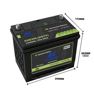 V5 Car <b>Battery</b> 12V 65Ah 65D26 Maintenance Free For <b>Auto</b> Starting Hybrid Vehicles - Product Image 2