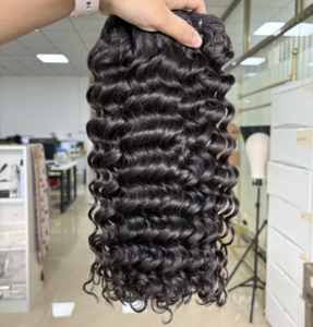 100% kambodscha nisches Haar Natural Nair Großhandel Virgin Human Hair Vendors Schwarze Echthaar verlängerungen für schwarze Frauen - Product Image 1