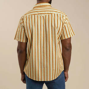 Custom Print Men's Cowboy Cut <strong>Western</strong> Shirts Short Sleeve Snap Button <strong>Cotton</strong> Work Shirt - Product Image 2