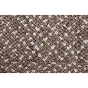 พรมปอกระเจาเส้นใยธรรมชาติชั้นสูงที่ทันสมัยมีระดับม้วนแบบไร้รอยต่อผ้าฟอกสีเทาแบบย้อนกลับได้อย่างยั่งยืนเป็นมิตรต่อสิ่งแวดล้อม4x20 MTR - Product Image 2