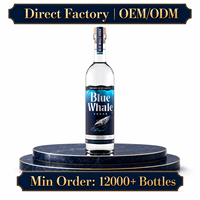 Vodka personnalisée avec logo, 40% d'alcool/vol, spiritueux haut de gamme, vente en gros, usine pour projets de marque privée