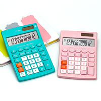 Véritable calculatrice solaire à 12 chiffres-avancée, durable pour un usage professionnel et académique, personnalisable, disponible en vrac