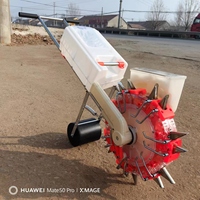 Semoir fertiliseur agricole SX HPF-5 pour maïs/soja/arachides, espacement de 33 cm, profondeur de 5-7 cm, manuel, poussé à la main, haute productivité