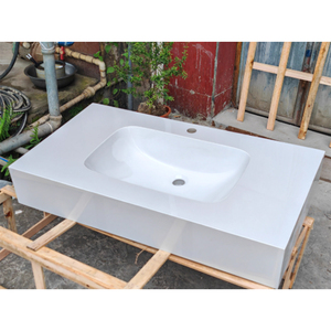 Encimera de Baño de Piedra Artificial Moderna, Piedra Sinterizada, para Proyectos de Hoteles y Hogares, Ecológica, Duradera, <span class=keywords><strong>Precio</strong></span> Económico - Product Image 2