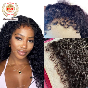 Sâu xoăn 13x6 thực sự vô hình HD ren phía trước đóng cửa với xoăn bé tóc 5x5 6x6 7x7 ren đóng cửa với 4C kinky cạnh chân tóc - Product Image 2